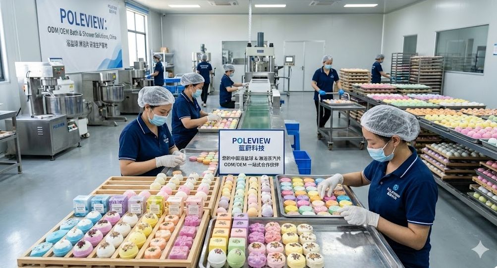 Poleview: универсальные китайские бомбочки для ванны и пароварки для душа ODM/OEM-партнер