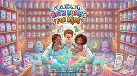 Полное руководство по бомбочкам для ванны под собственной торговой маркой для детей: как создать безопасный и успешный бренд