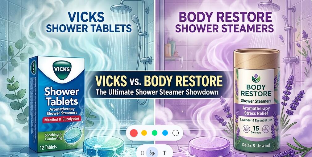 Парогенераторы для душа Vicks или пароходы для душа Body Restore: какие таблетки для душа лучше подходят для снятия заложенности носа, снятия стресса и повседневного использования?