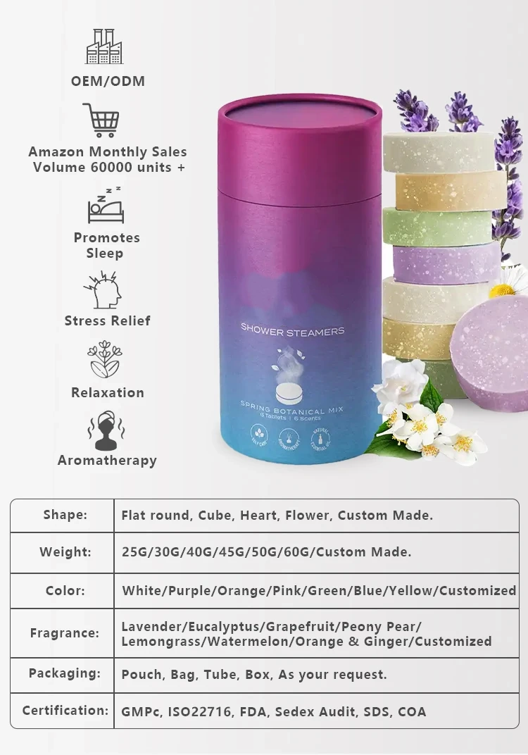 custom shower steamers custom shower steamers