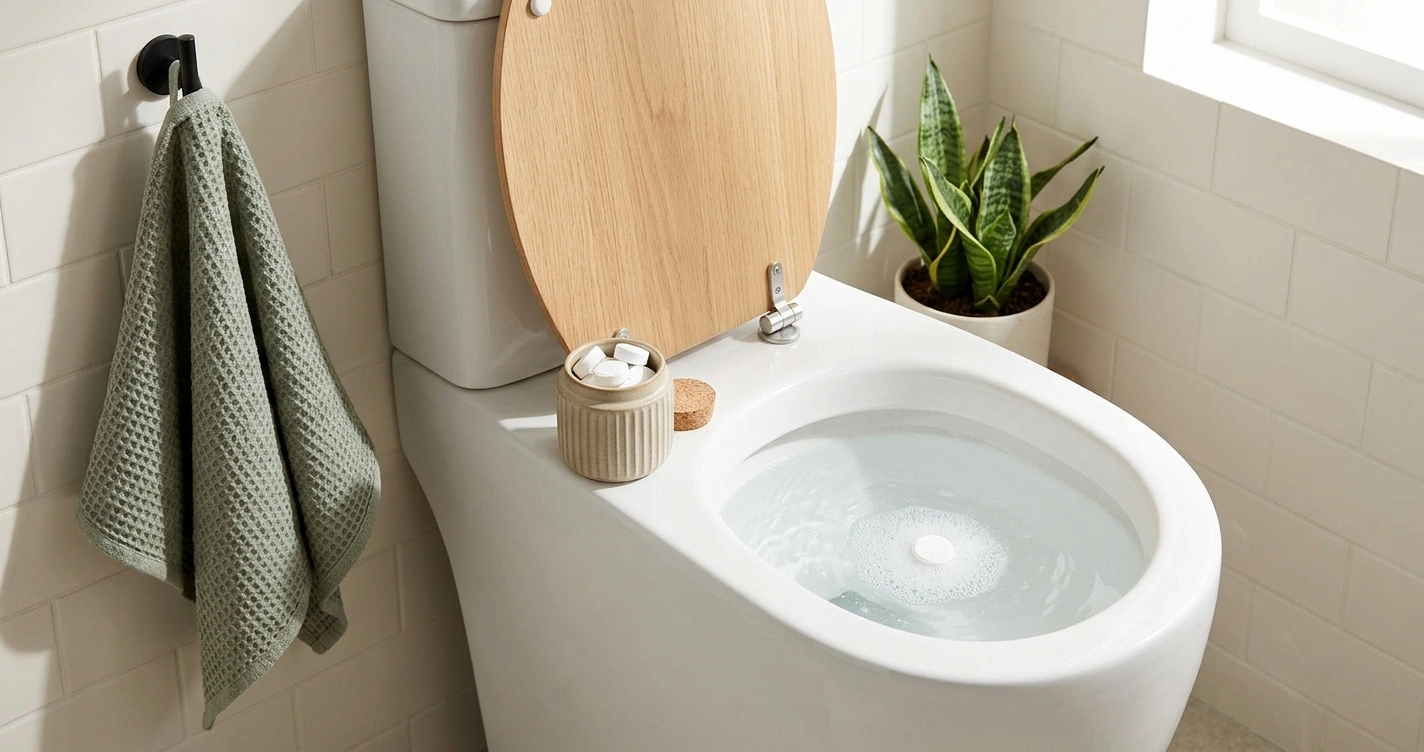 Using Toilet Bowl Cleaner Tablets Using Toilet Bowl Cleaner Tablets