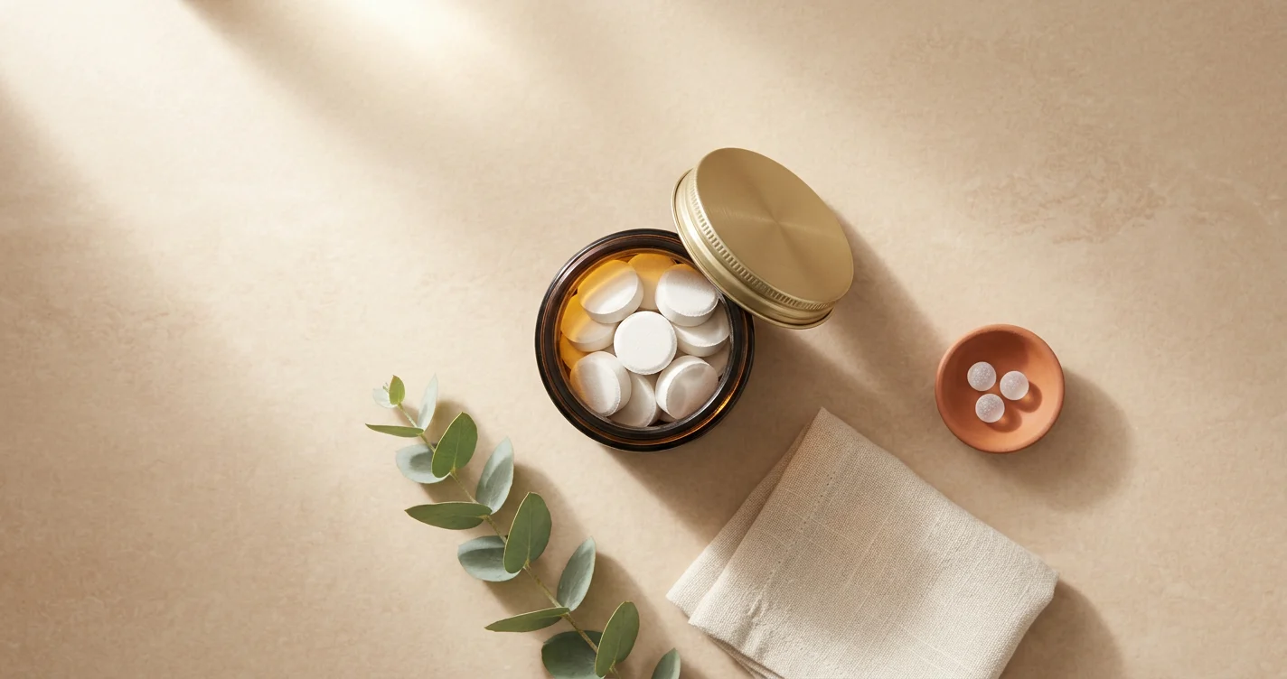 Store the cleaning tablets properly.