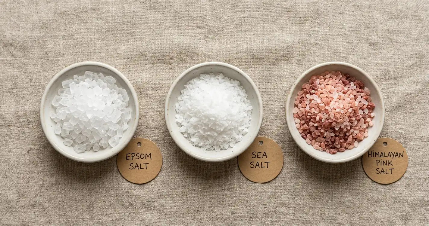 Epsom Salt vs. Sea Salt vs. Himalayan Salt