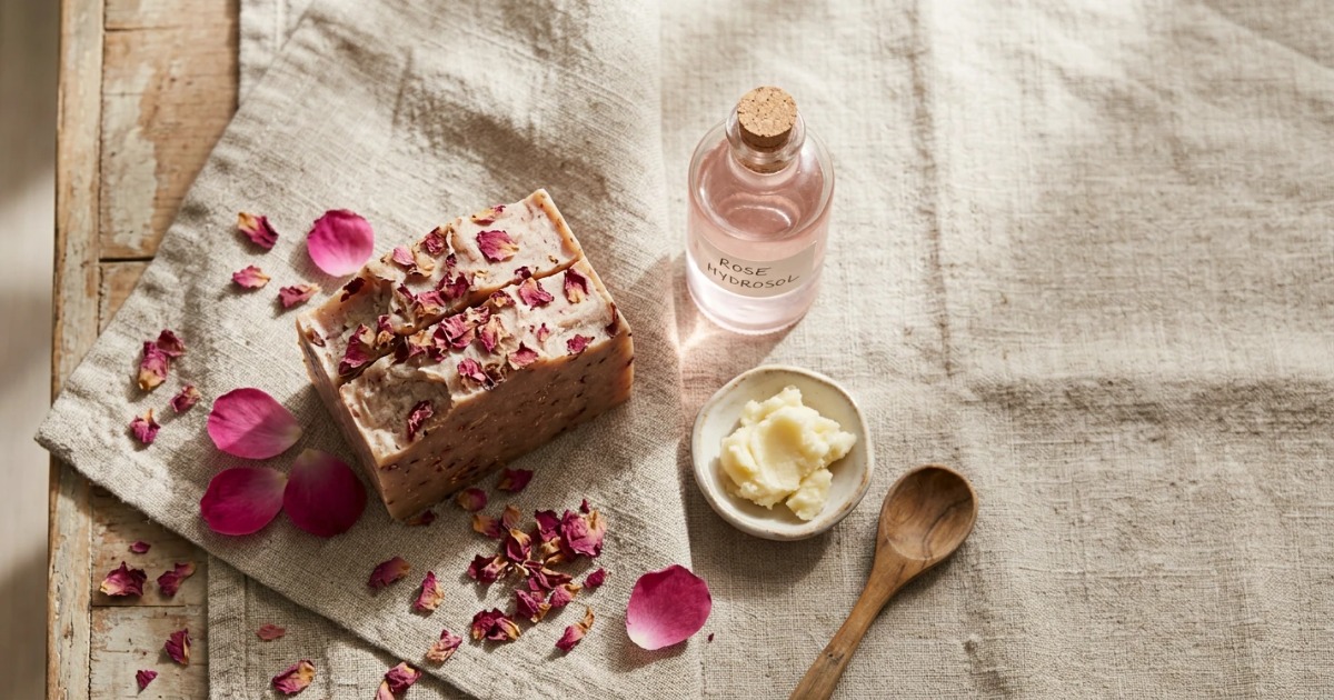 rose soap