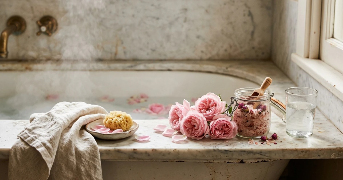 rose soap