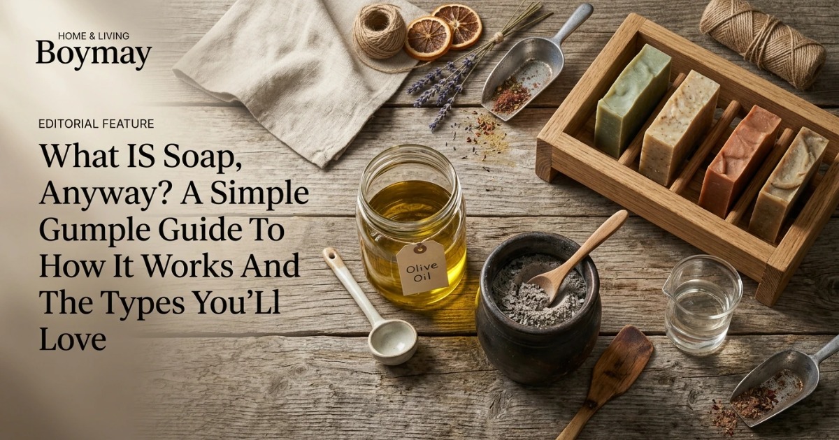 What IS Soap, Anyway? A Simple Guide To How It Works And The Types You'Ll Love