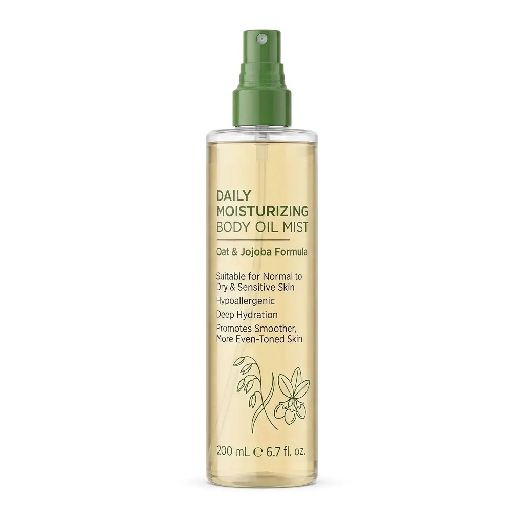OEM Oat And Jojoba Oil Daily Moisturizing Body Spray