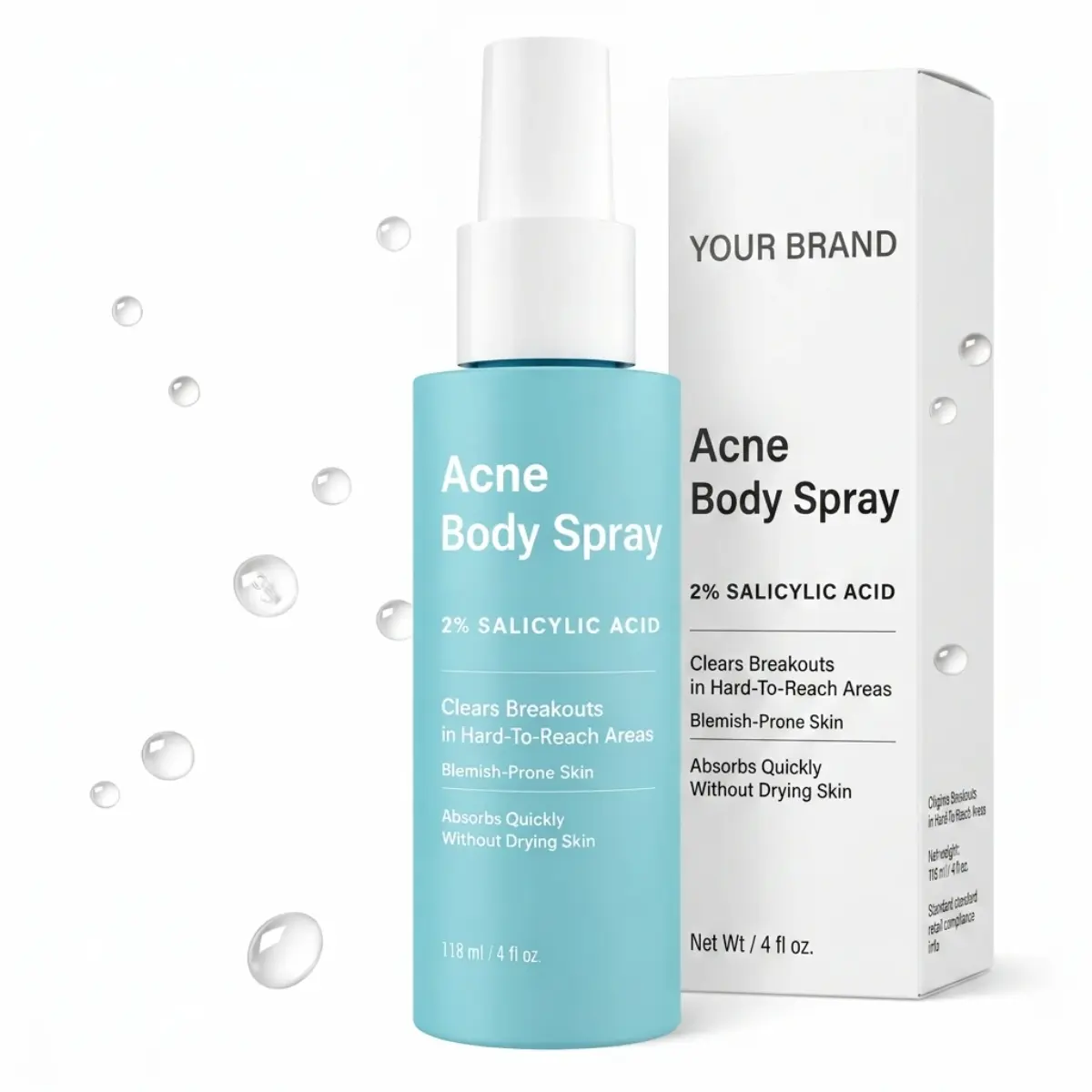 Own Brand 2% Salicylic Acid Back Acne Spray