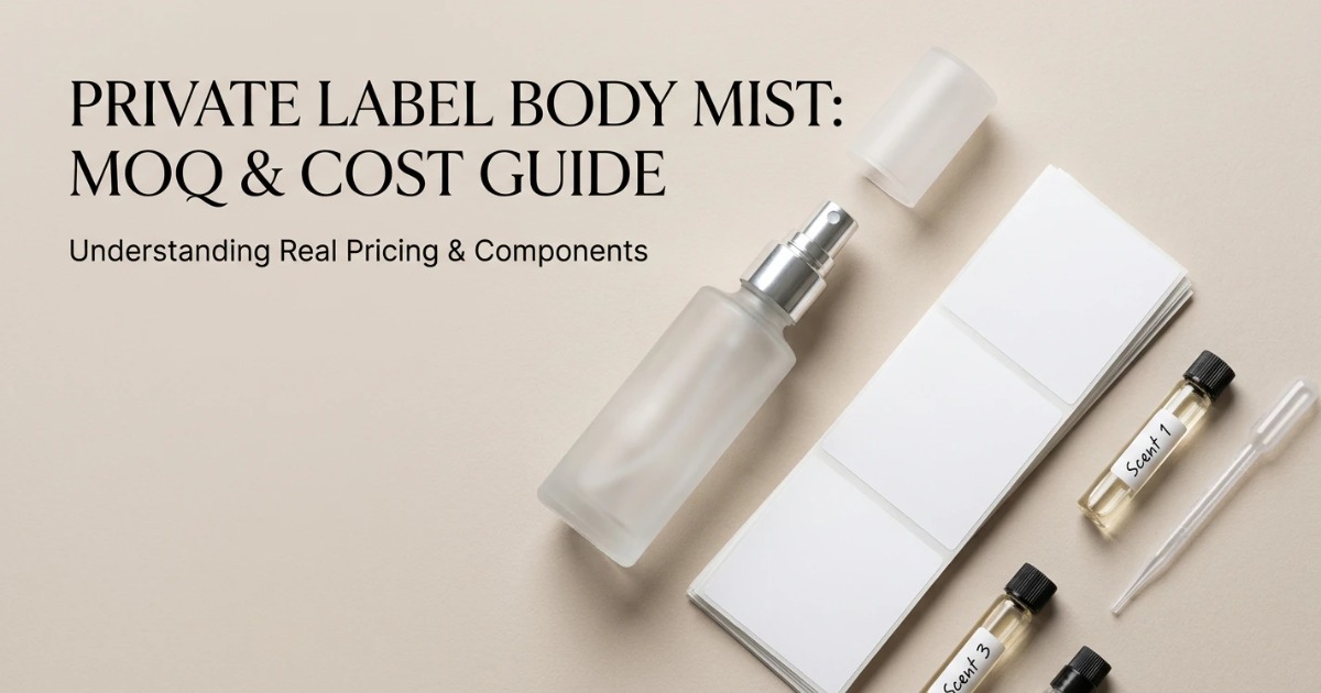 Body Mist MOQ и стоимость: руководство по ценообразованию private label